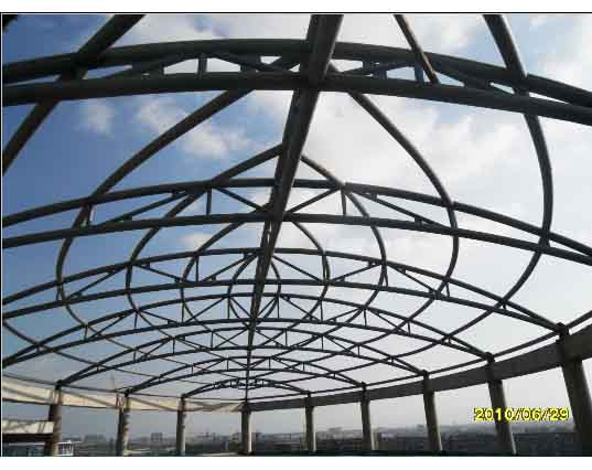 林州中煤朔州宾馆管桁架工程